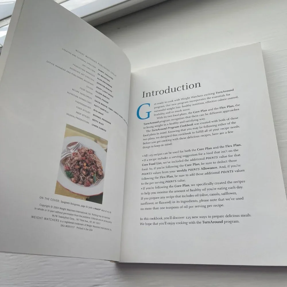 Weight Watchers TurnAround Program Cookbook 125 Recipes for Flex and Core Plans